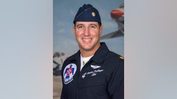 Thunderbirds pilot dies in F-16 crash at Nellis Air Force Base outside Las Vegas