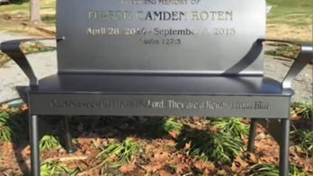 Bench with engraved Bible verse removed from North Carolina park
