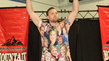 Hillary Clinton's image, liberal taunts propel professional wrestler to red state infamy