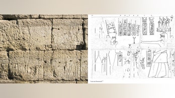 Ancient carving shows Roman emperor dressed as pharaoh