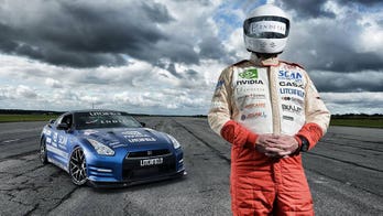 Blind man drives to 200 mph record
