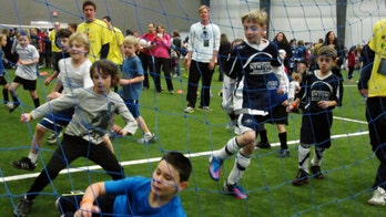 Soccer Stars Flock to Newtown to Lift Spirits