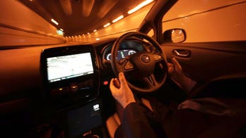 Nissan test car drives itself safely, recognizes pedestrians