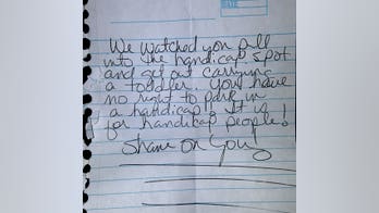 Oklahoma mom says she was shamed for using handicap spot while carrying disabled son