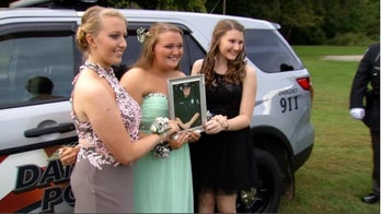 Police escort daughters of fallen Ohio officer to homecoming dance