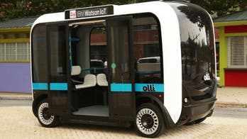 The Local Motors Olli is a driverless EV minibus with IBM Watson inside