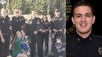 Wounded Orlando officer's son escorted by police to first day of kindergarten