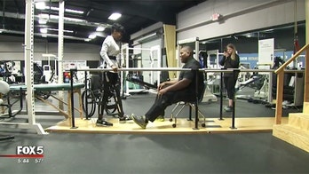 Mom paralyzed in hit-and-run accident takes first steps