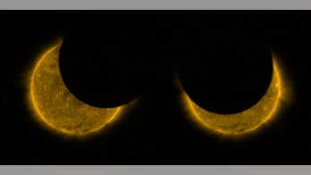 Satellite sees double when snapping solar eclipse pictures from space