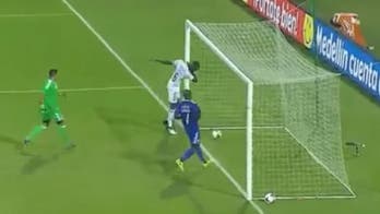 Watch Paul Pogba take it to the next level, celebrate with a dab before he even scores