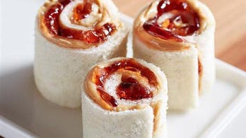 PB&J Sushi Rolls