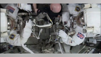 Britain gets 1st spacewalker