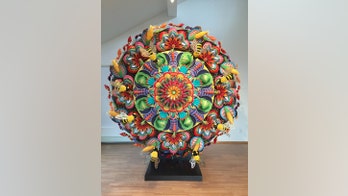 "YUMMM!": A sculpture made from Peeps at a Baltimore museum