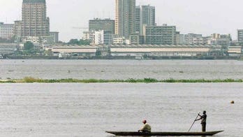 Italian oil rig sinks near Congo River estuary
