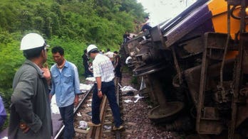 Tourists among 23 hurt in Thai train derailment