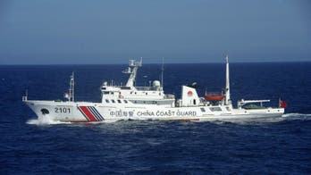 China coastguard in disputed waters for first time