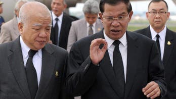 Narrow lead for Cambodia strongman in early poll results