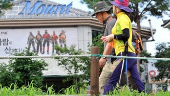Haute-couture hiking in South Korea