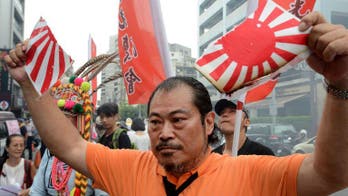 Taiwan activists rally against 'Japanese militarism'