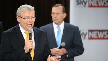 Australian PM Rudd pressures election rival on cuts