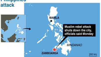 Muslim rebel attack shuts down Philippine city