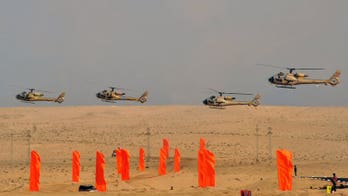 Egypt military helicopters hit Sinai militants