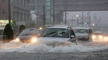Typhoon Man-yi hits Japan