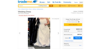 Bride posts ad for wedding dress ‘worn once by mistake’