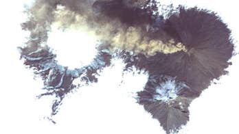 Stunning satellite photo reveals volcanic eruption in Russia