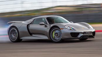 $845,000 Porsche supercar catches fire at gas station