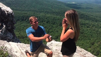 Eclipse engagement: North Carolina man proposes during 'once-in-a-lifetime happening'