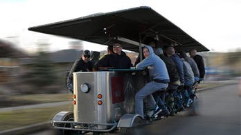 Bar hopping on wheels