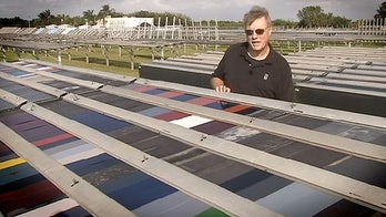 Car paint tested in sun-drenched Florida field