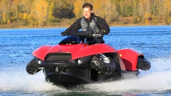 Quadski amphibious ATV hitting the road and water soon