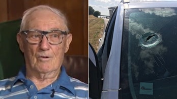 Texas veteran, 90, injured after block of asphalt hits him from overpass