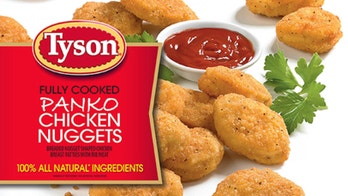 Reports of plastic prompt recall of Tyson chicken nuggets
