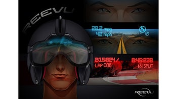 Motorcycle helmet gets built-in heads-up display