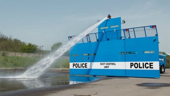 Monster riot control vehicle can take over streets