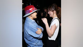 '50 Shades' stars Dakota Johnson and Rita Ora catch up at Oscar rehearsals