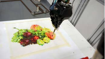 A new Bot-ticelli? Robot painters show off works at competition