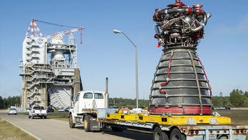 Engine used on penultimate space shuttle flight relit for new NASA rocket