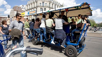 Beer bikes banned in Amsterdam due to drunk, rowdy tourists