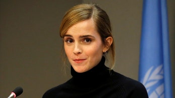Emma Watson appeared on an iPad in Grand Central Station