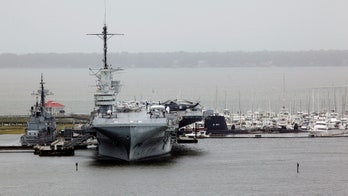 Volunteer on USS Yorktown celebrates 95th birthday