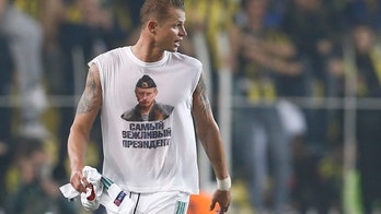 Russian soccer player charged for wearing Pro-Putin shirt