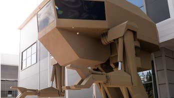 Russian weapons company unveils 13-foot tall 'gold killer robot'