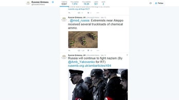 Russian Embassy's 'video game' tweet about Syria sparks scorn