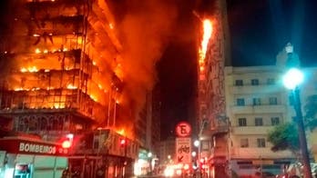Sao Paulo high rise collapses during massive fire, at least 1 dead