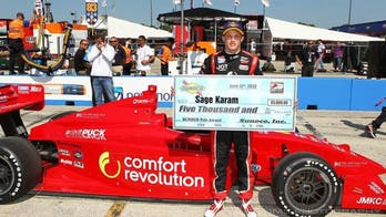 Sage Karam leans on wrestling to aid racing career