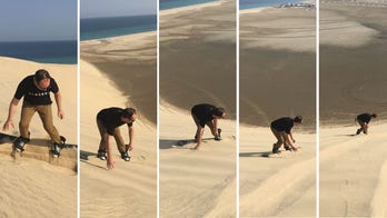 How not to break your neck sandboarding in Doha
